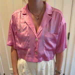 Pink blouse